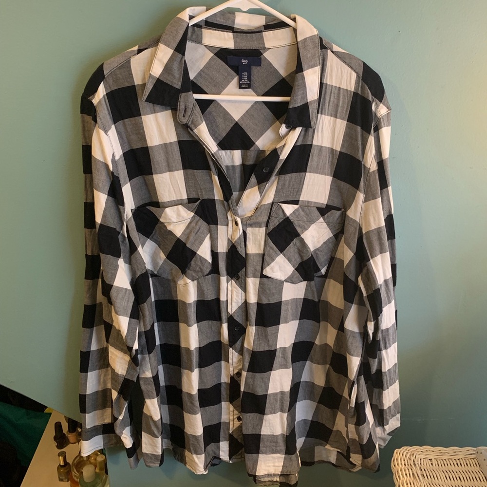 GAP Factory Buffalo Check Flannel
